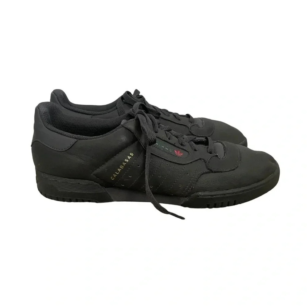 Adidas Calabasas Sleek Black Design US Size 9.5 Comfortable and Durable - Picture 2 of 10